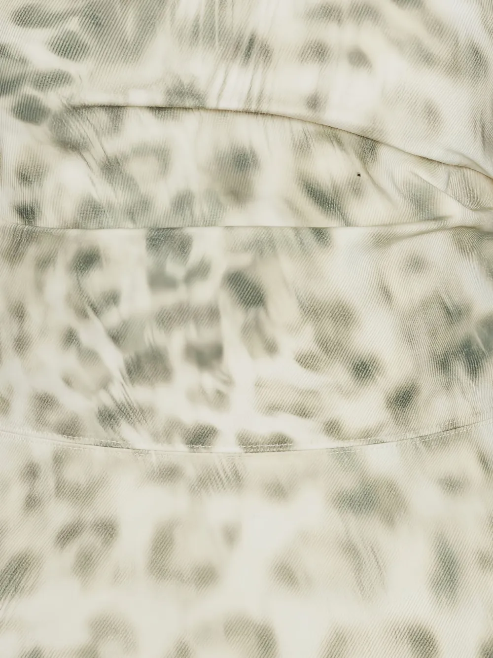 ROTATE BIRGER CHRISTENSEN Denim top met print Beige