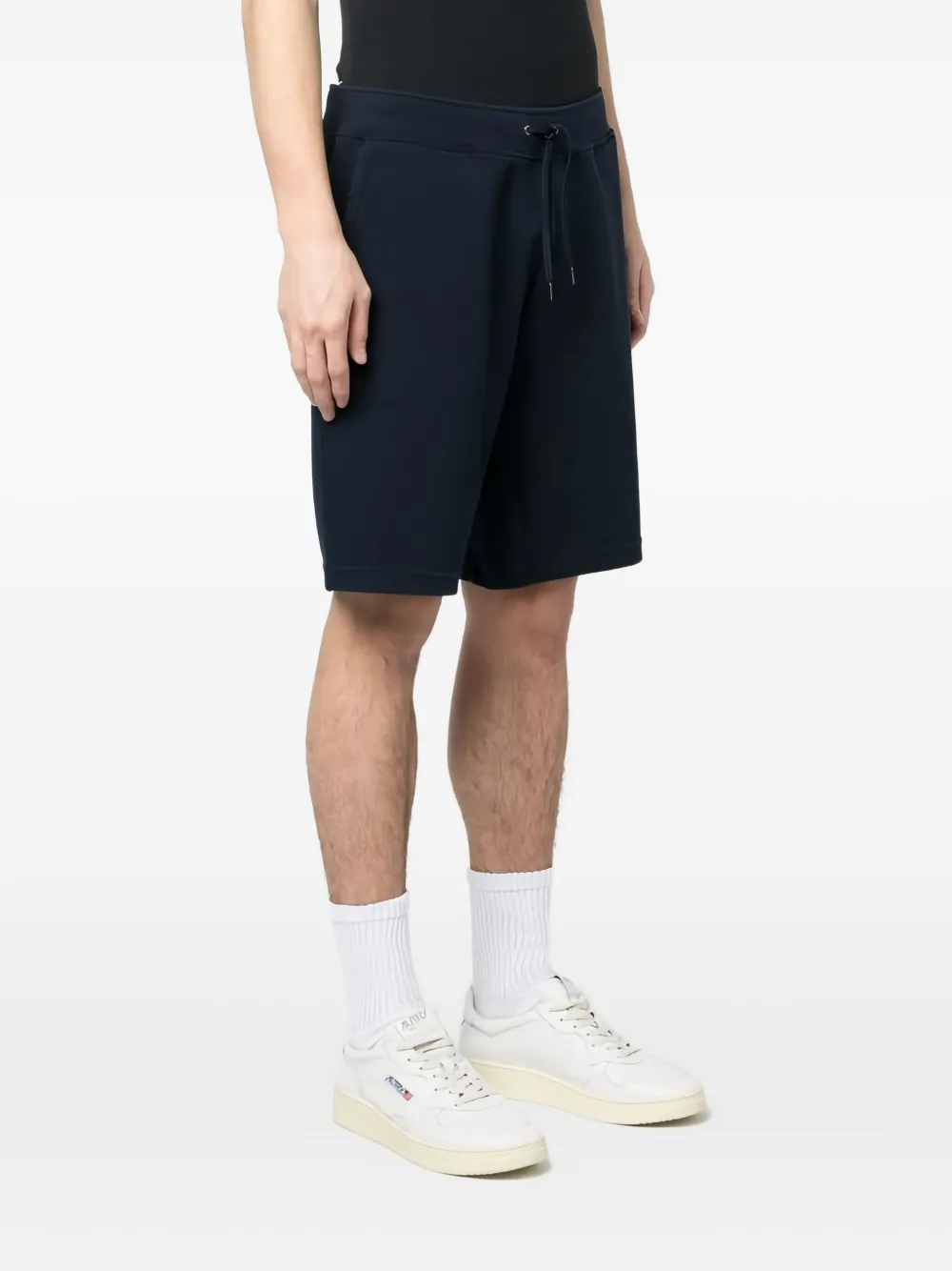 Ralph Lauren Collection drawstring side-pocket shorts Blauw