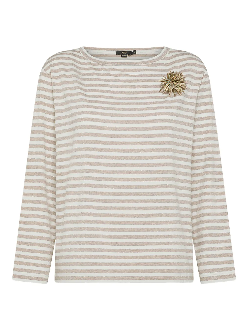 Seventy Gestreept T-shirt Beige