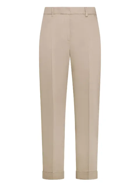 Seventy pantalones con ribete satinado