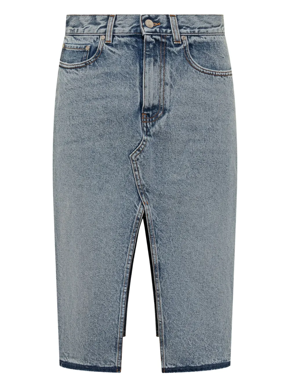 Stella Mccartney Split-detail Denim Skirt
