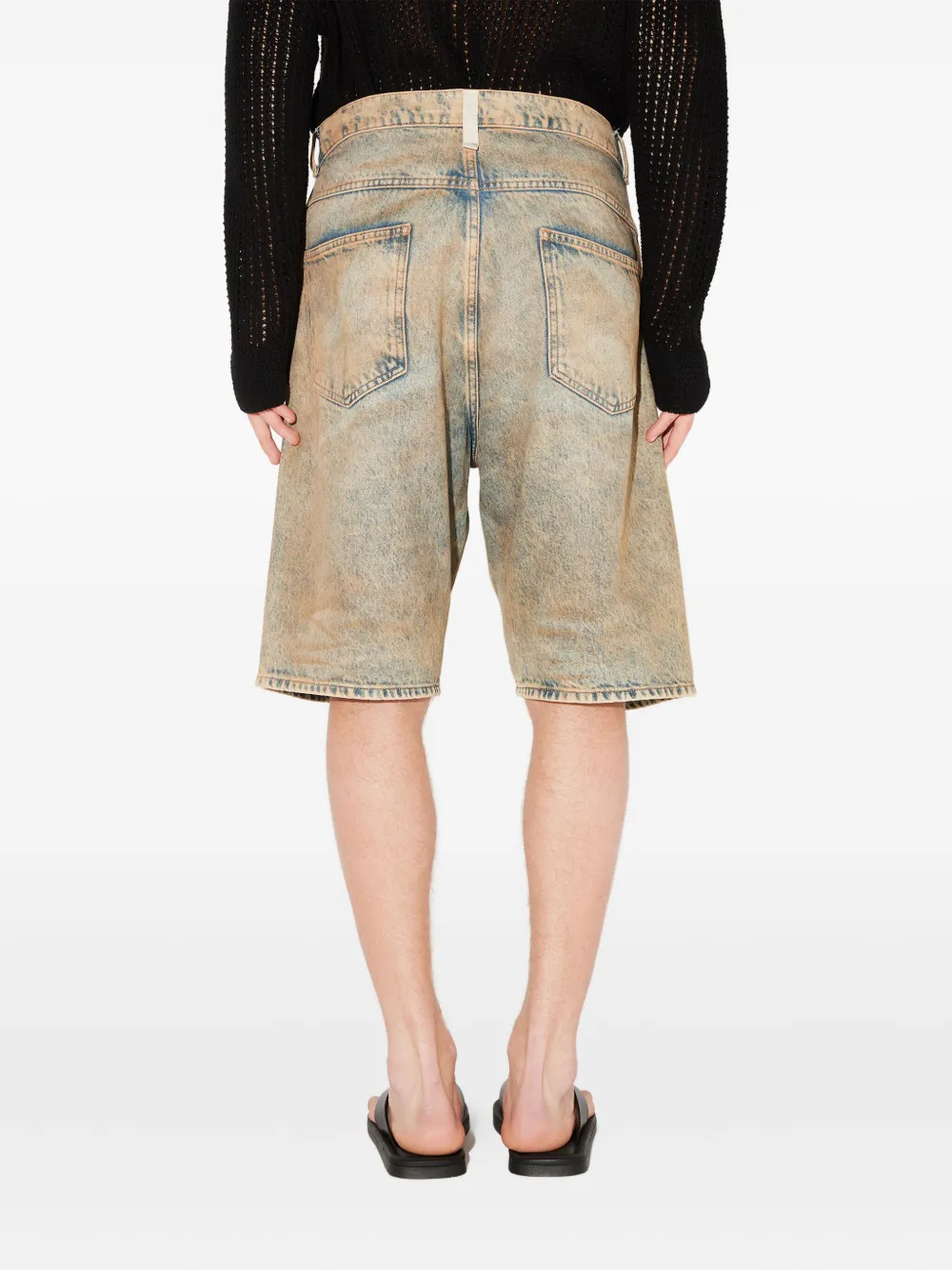 AMISH Tommy denim shorts Beige