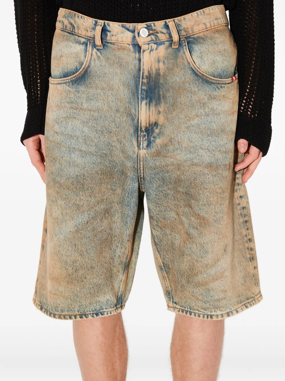 AMISH Tommy denim shorts Beige