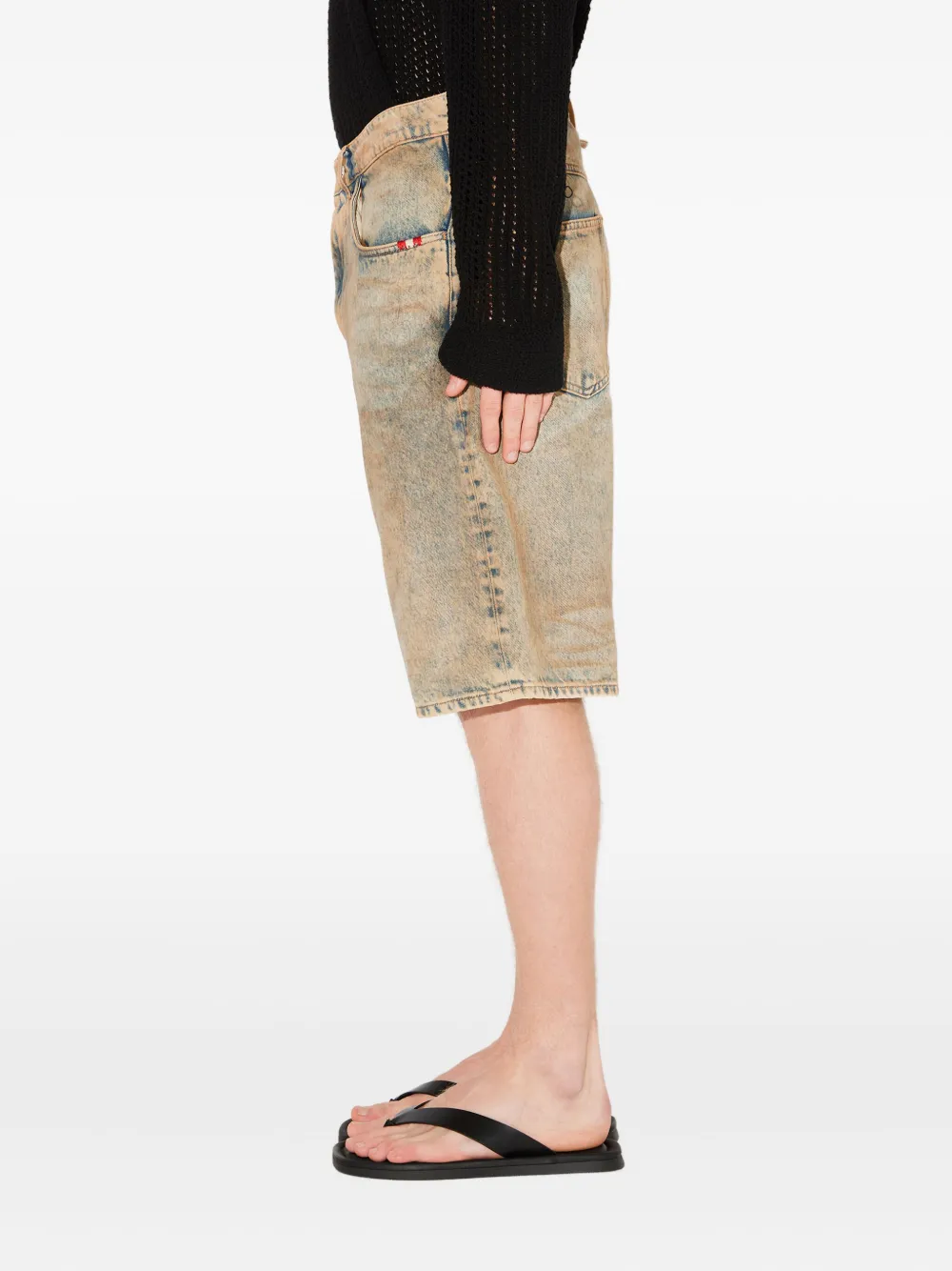 AMISH Tommy denim shorts Beige