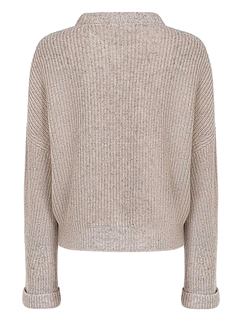 D.Exterior ribbed-raglan jumper | Knitted Sweaters | Image 2