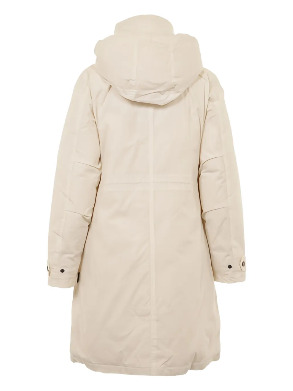 Woolrich Hooded Flap-pocket Parka In Neutral