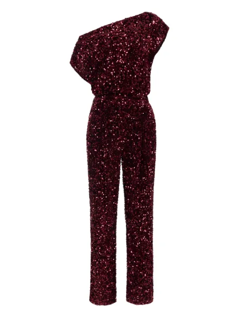 Elisabetta Franchi one-shoulder sequin jumpsuit