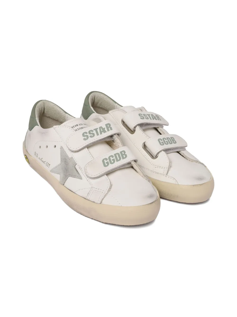 Golden Goose Kids Leren sneakers Wit