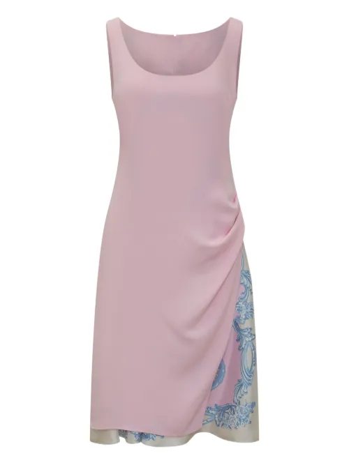 Robe courte à design drapé - Versace - Modalova
