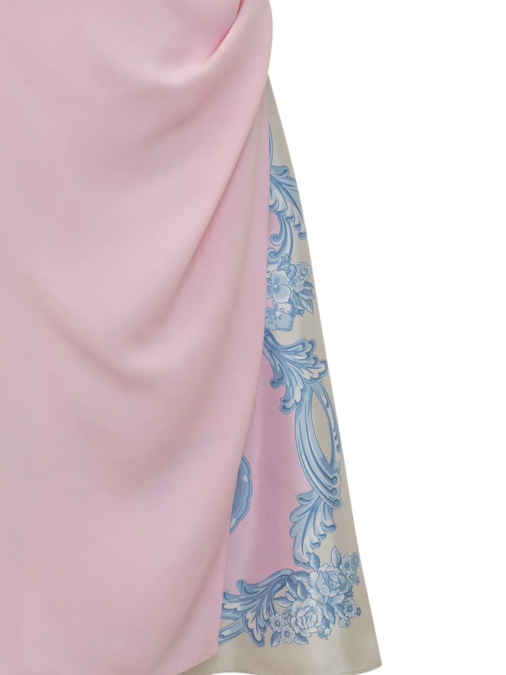 Versace Gedrapeerde mini-jurk Roze