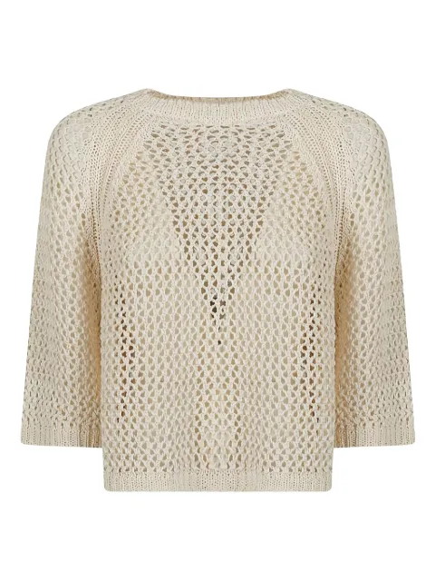 Fabiana Filippi open-knit cotton jumper