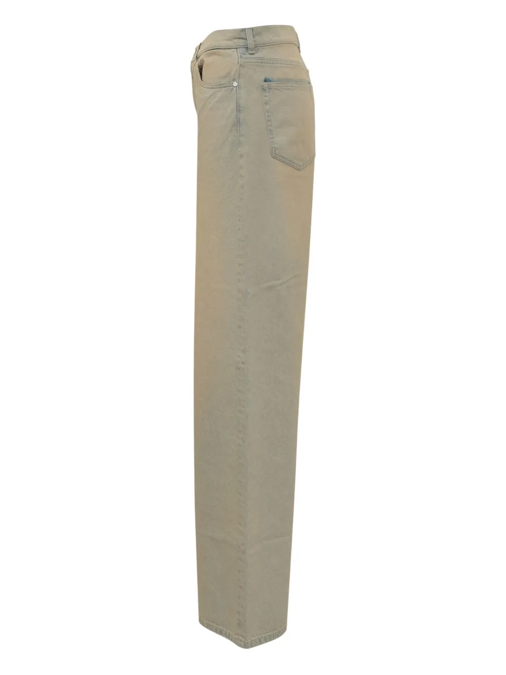 Stella McCartney Jeans met geverfd effect Beige