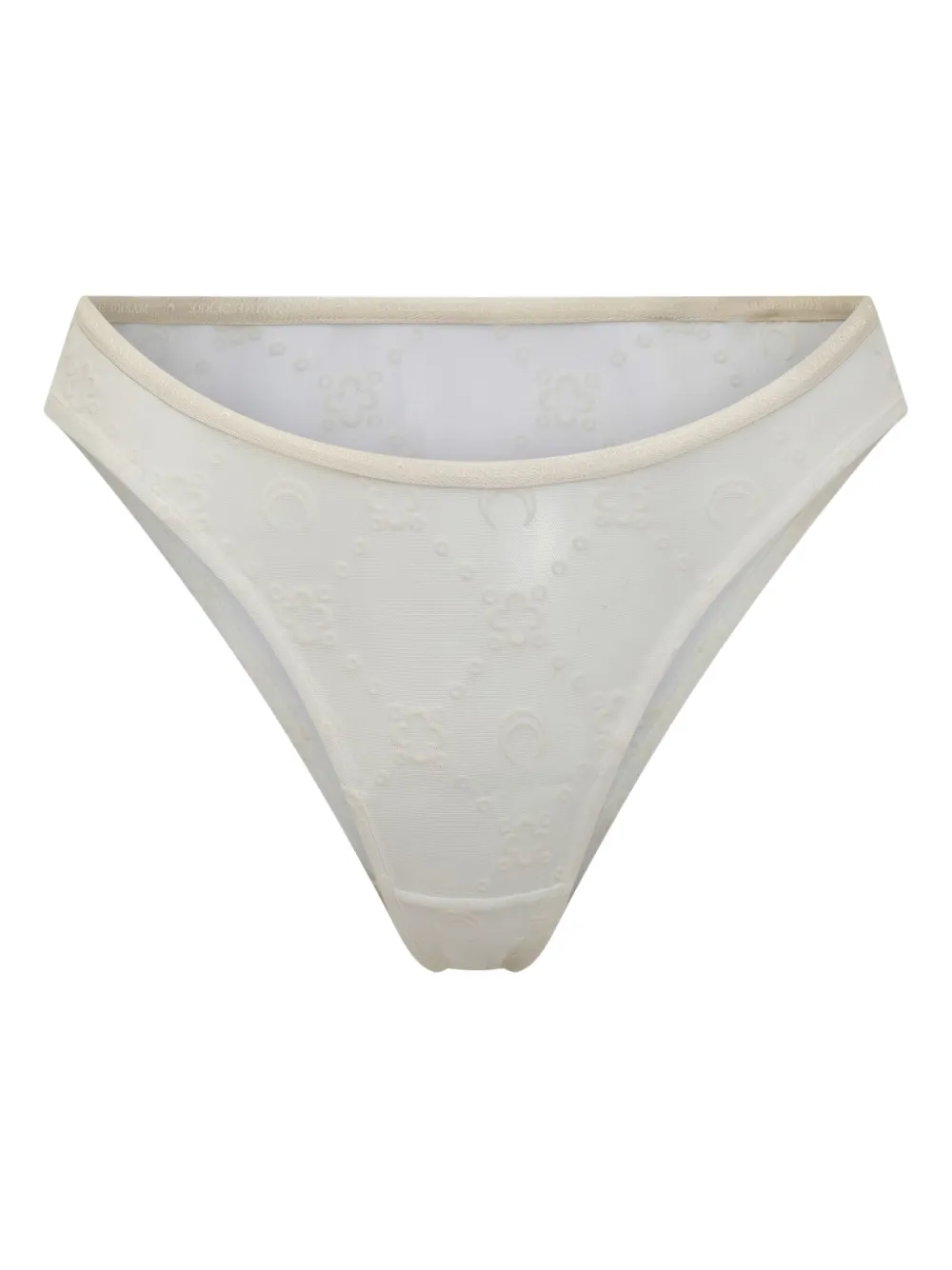 Marine Serre patterned-jacquard briefs | White | Image 1