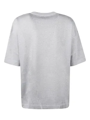 Tシャツ・カットソー MISSONI Women Tops DS25SN0HBK045A S01GC Silver MISSONI: Top woman - Silver | Missoni top DS25SK0BBK045A