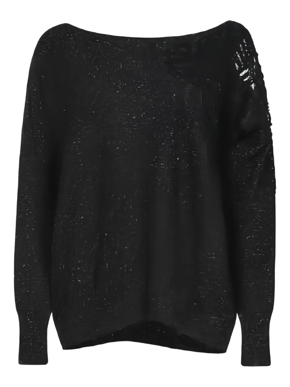 boat-neck sweater