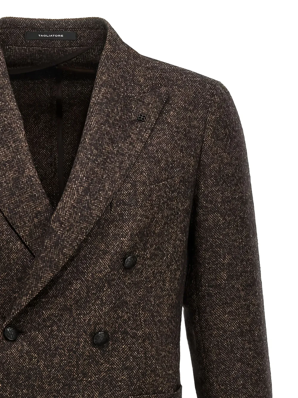 Tagliatore Blazer met gemêleerd effect Bruin
