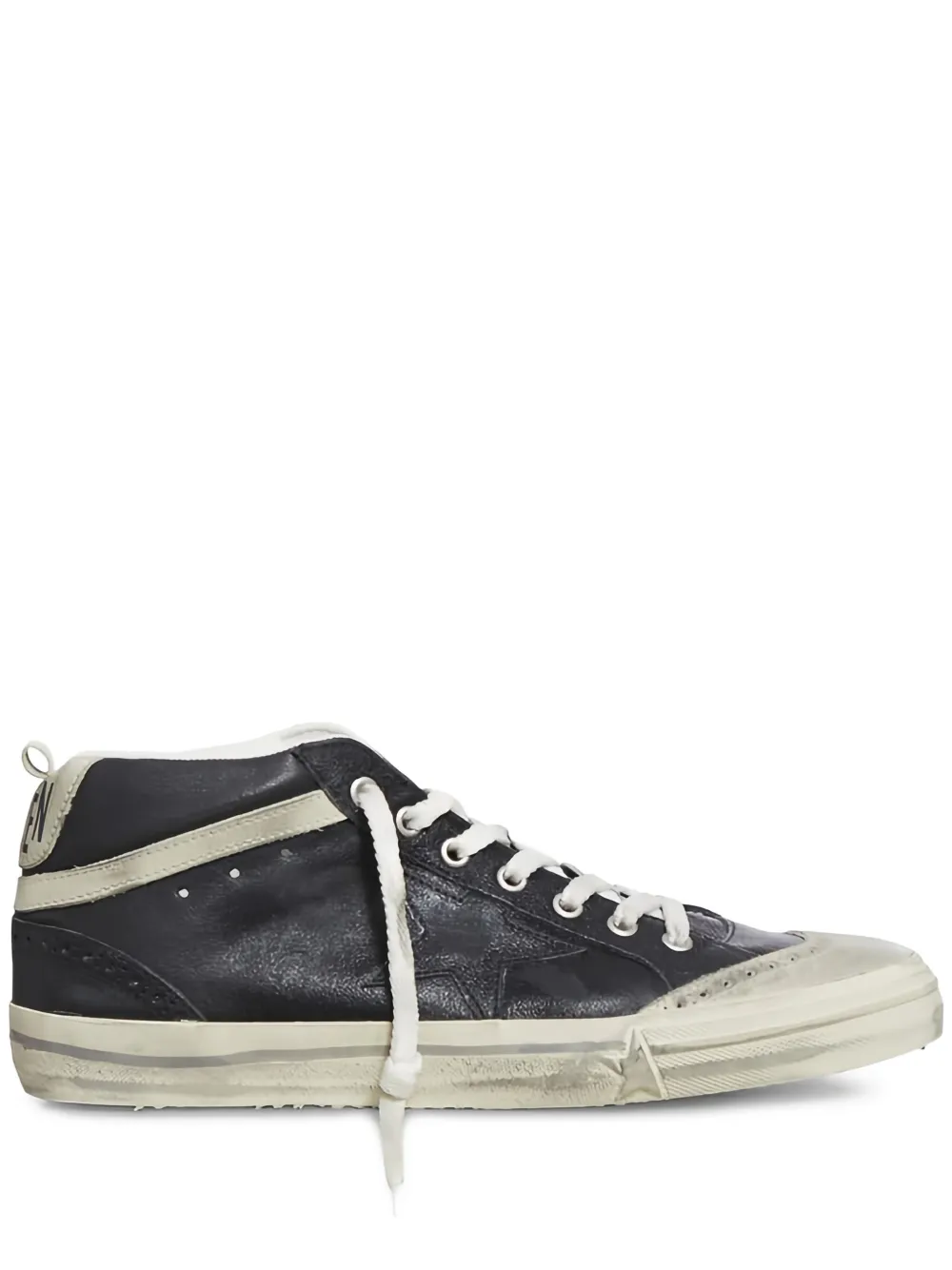 Golden Goose star-patch sneakers Black