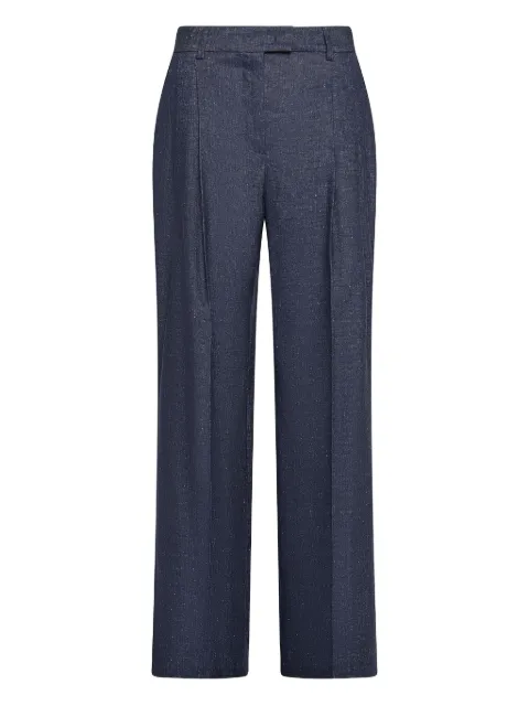 Seventy straight-leg trousers
