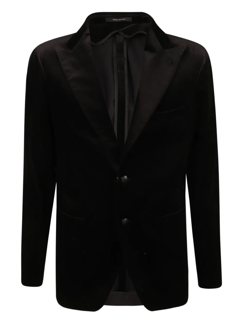 Tagliatore brooch-detail blazer | Black | Image 1