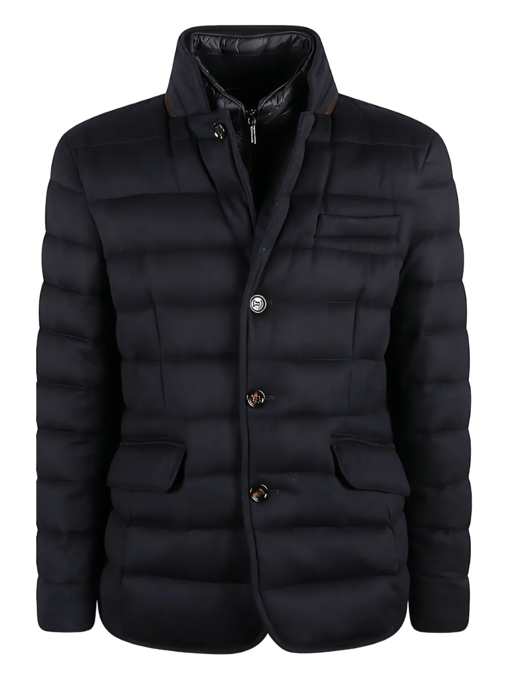 Moorer quilted jacket Zwart