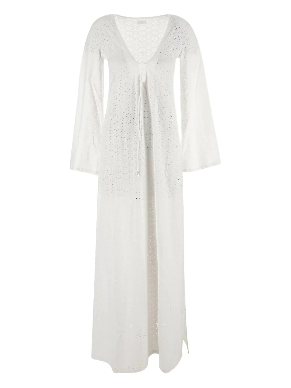 Fisico vestido con cuello en V | blanco | Image 1