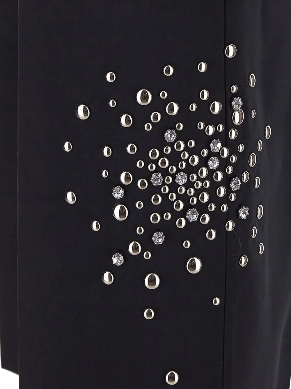 DES PHEMMES Broek verfraaid met studs Zwart