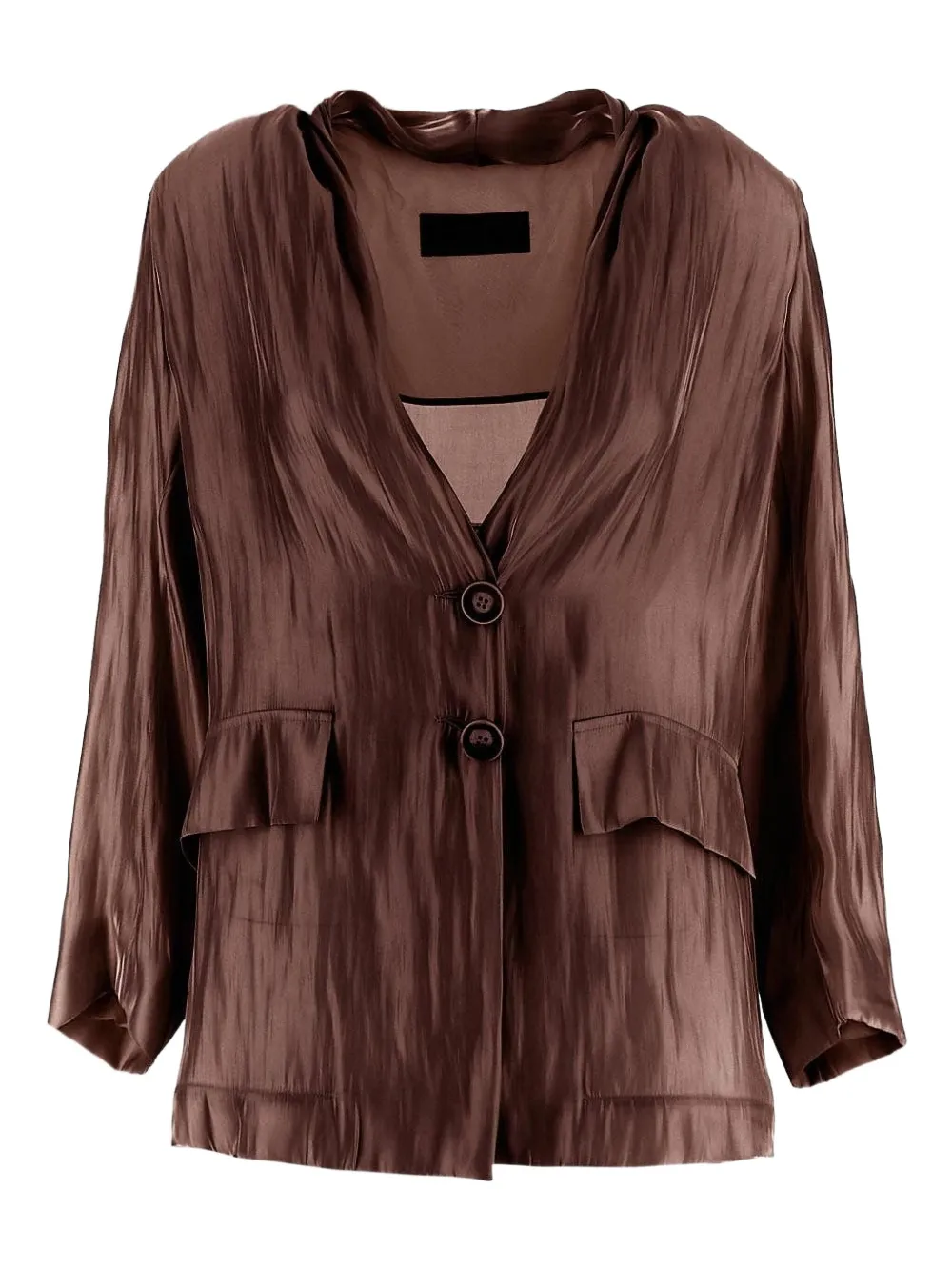 Gentry Portofino satin blazer