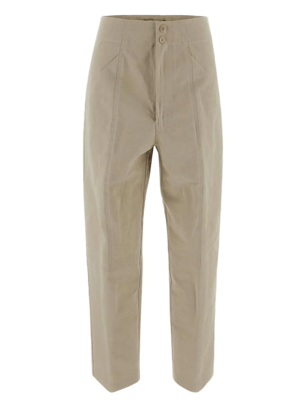 Gentry Portofino High waist broek Beige