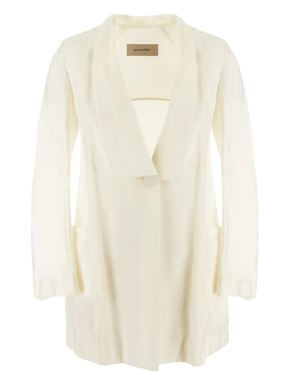 Gentry Portofino Blazer met dartdetail Wit
