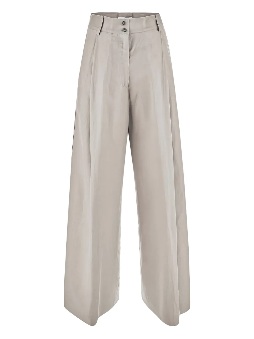 Gentry Portofino Broek met wijde pijpen Beige