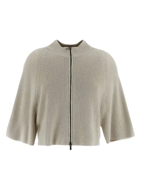 Gentry Portofino ribbed-knit cardigan