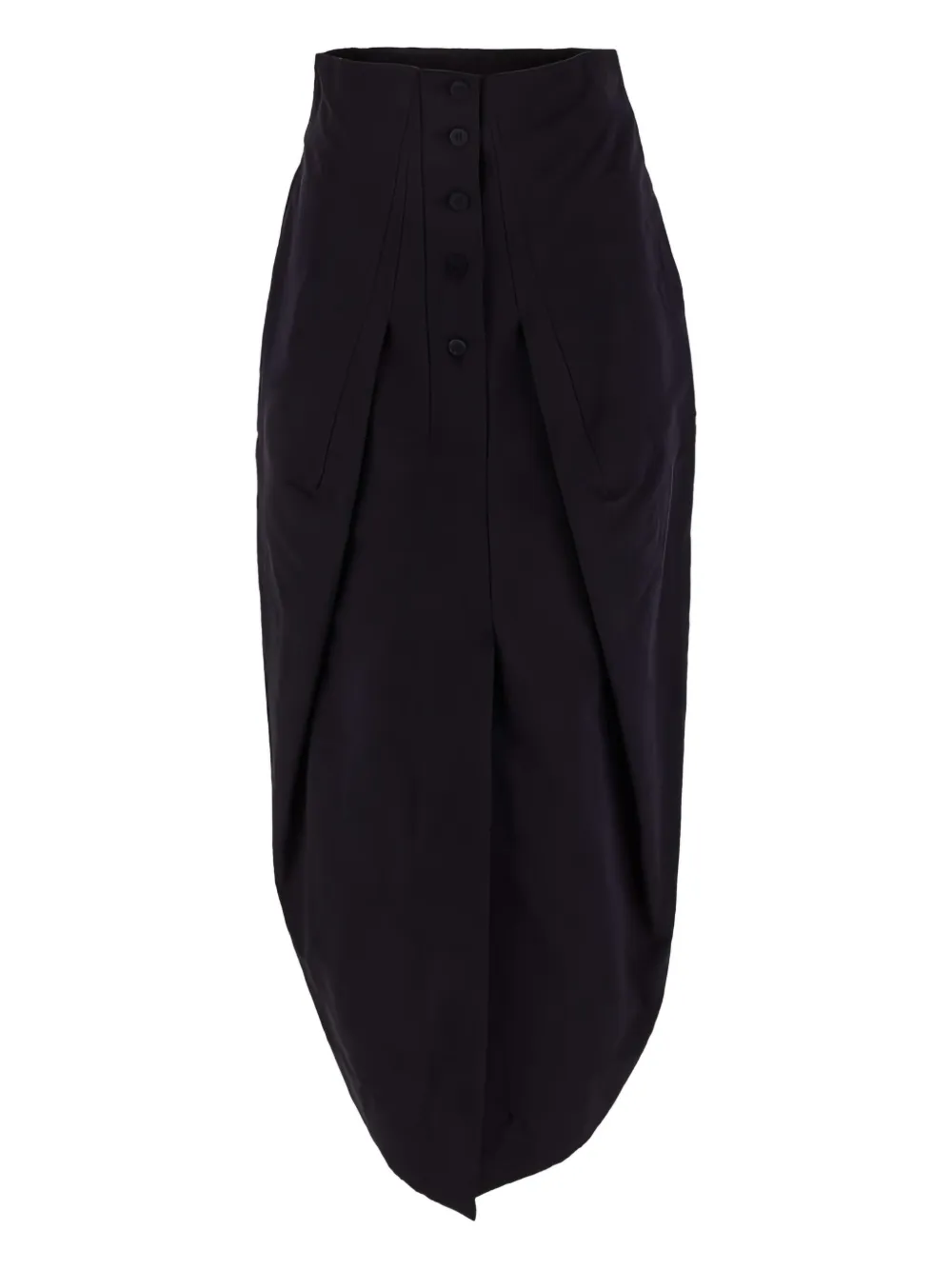 Gentry Portofino Maxi-jurk met geplooid detail Blauw