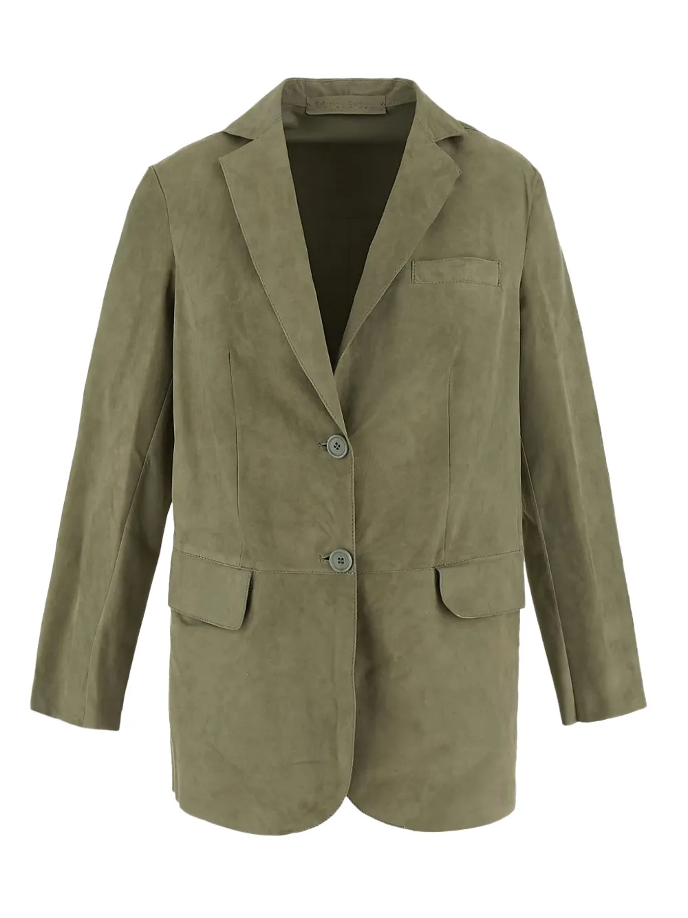 Salvatore Santoro Suède blazer Groen
