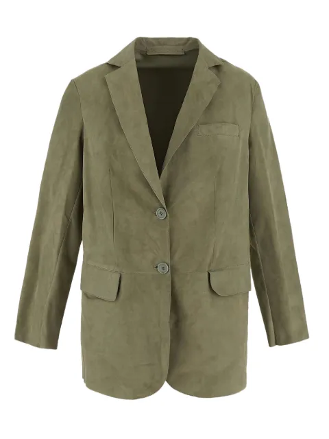 Salvatore Santoro blazer de gamuza
