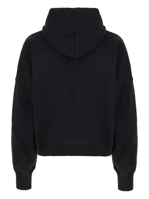 【送料&関税込】Alexander McQueen Hooded Sweatshirt Alexander McQueen Graffiti logo-print Hoodie | Black | FARFETCH