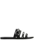 Balenciaga City stud-embellished slide sandals - Black