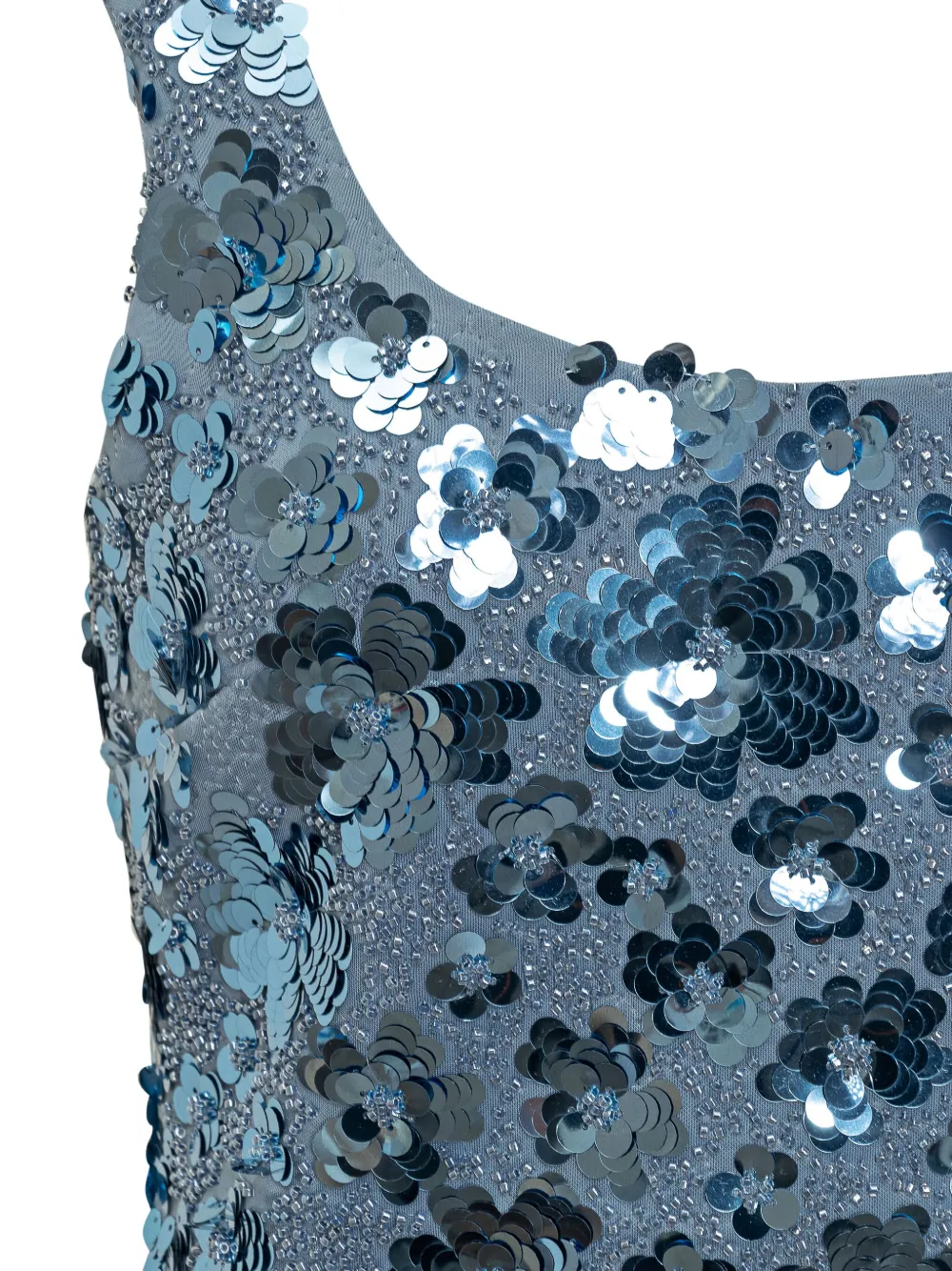 Michael Kors sequin-embellished midi dress Blauw