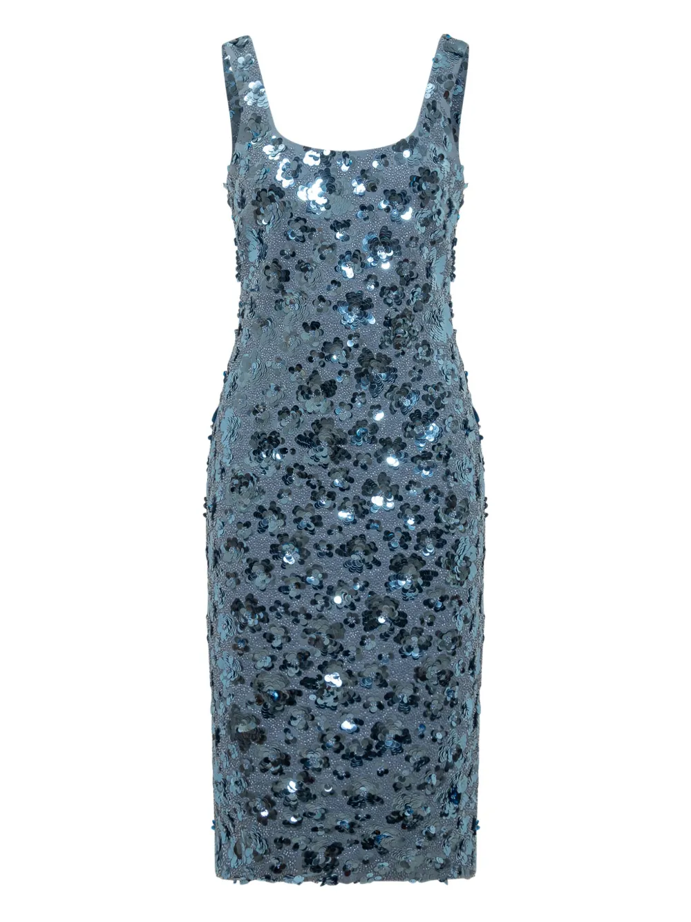 Michael Kors sequin-embellished midi dress Blauw