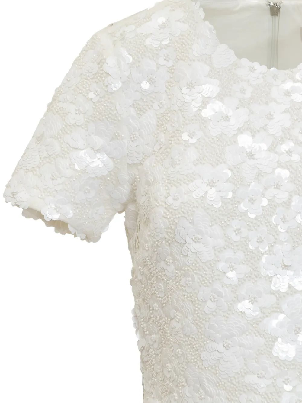 Michael Kors Cropped top met pailletten Wit