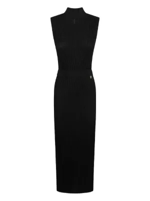 ゆずELISABETTA FRANCHI イタリア　ベア　ドレス　ブラック 2-640x800.jpg