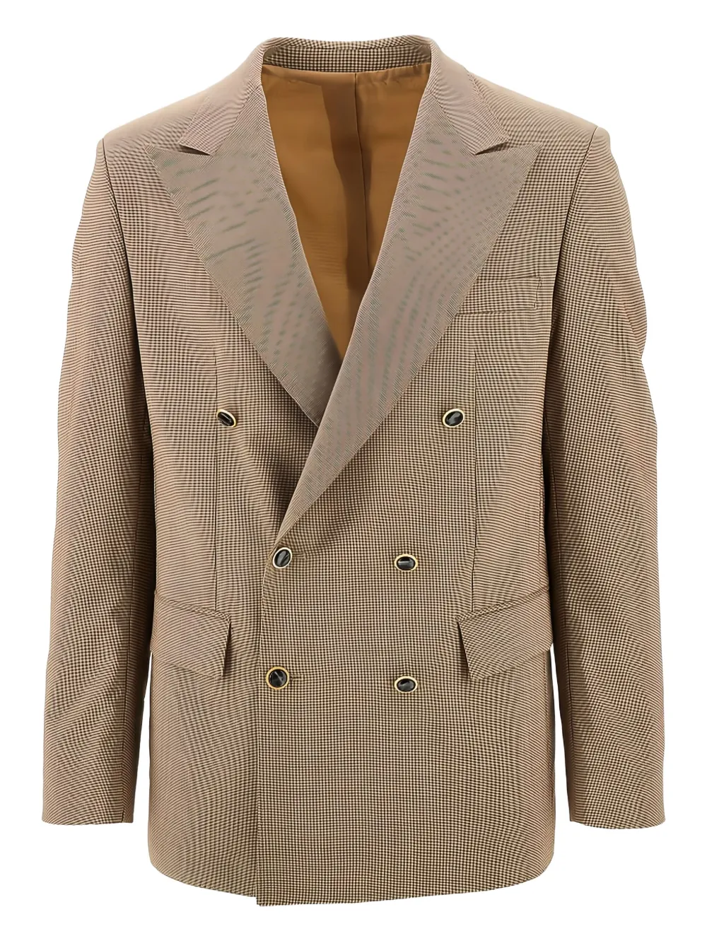 MARSEM mini-checked blazer | Brown | Image 1