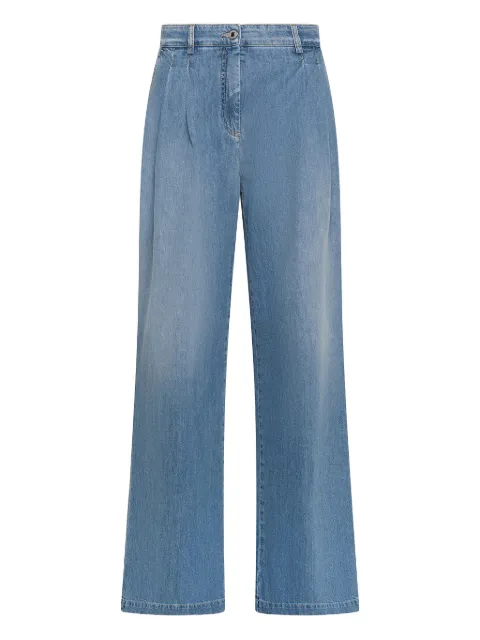 Seventy pleat-detail jeans