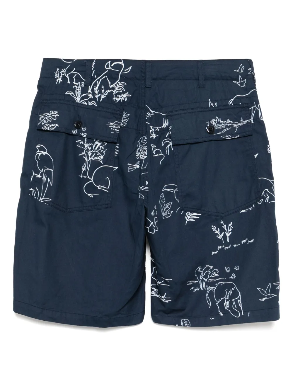 Engineered Garments shorts con estampado gráfico | Bermudas | Image 2