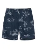 Engineered Garments graphic-printed shorts - Blue