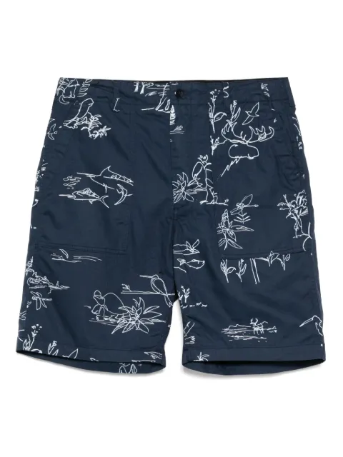 Engineered Garments graphic-printed shorts
