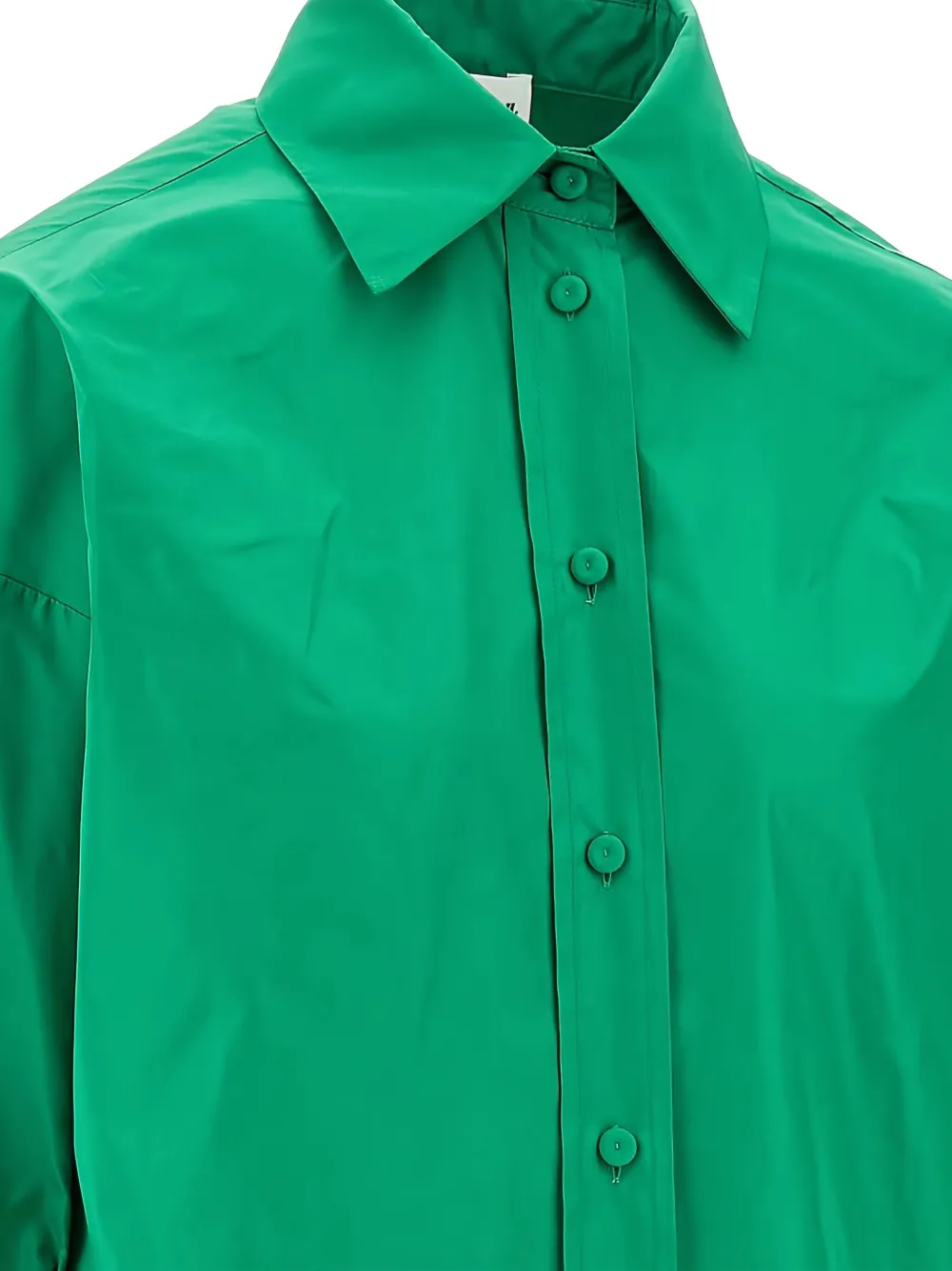 P.A.R.O.S.H. T-shirt met verlaagde schouders Groen