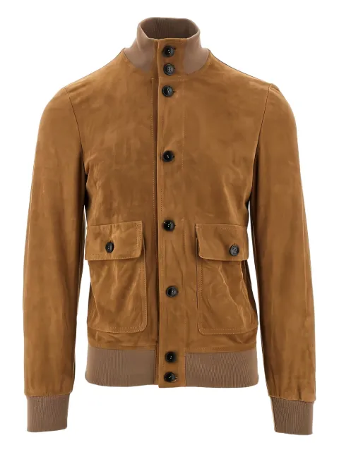 Dacute suede bomber jacket