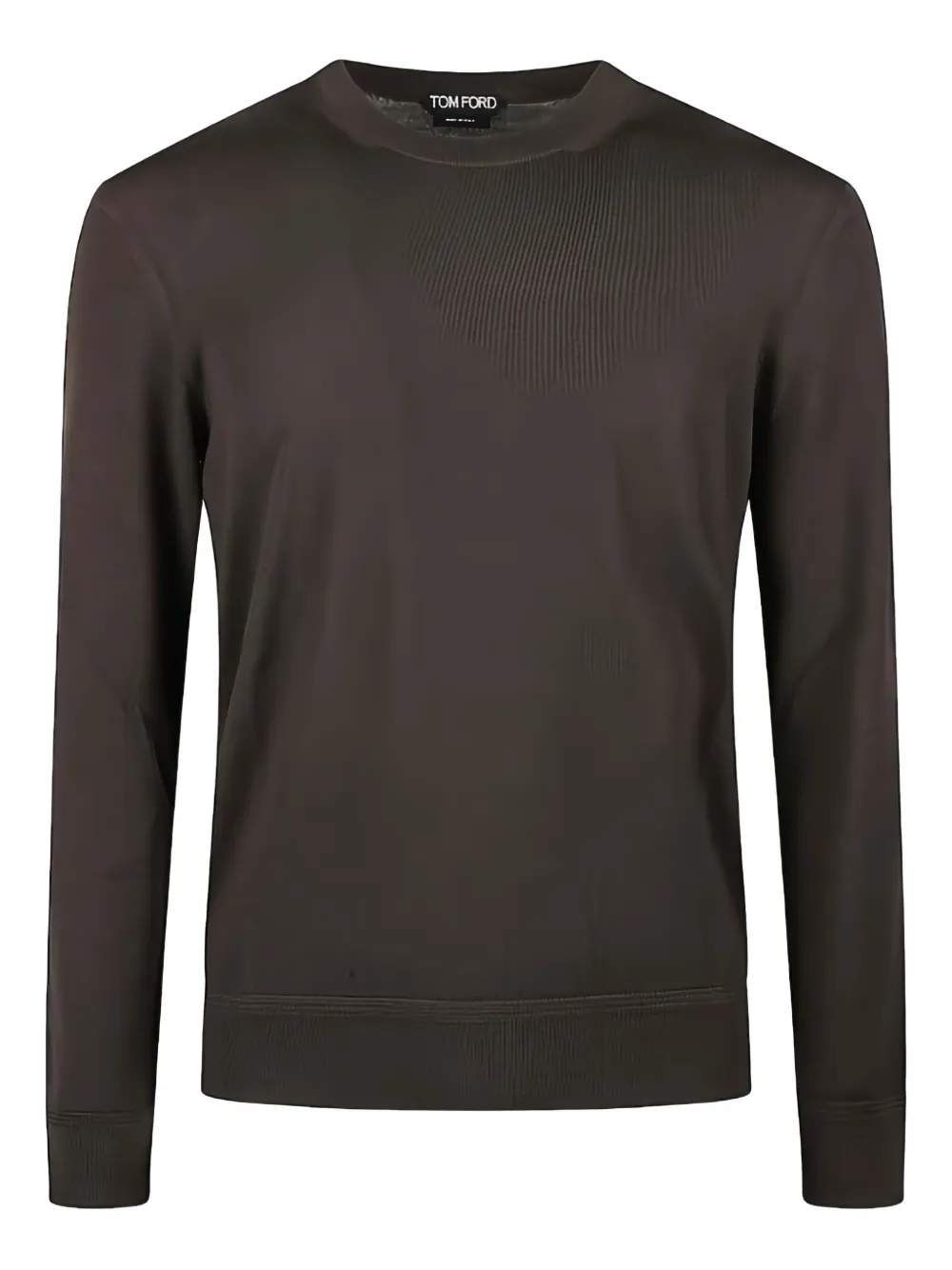 TOM FORD wool crew-neck sweater Groen