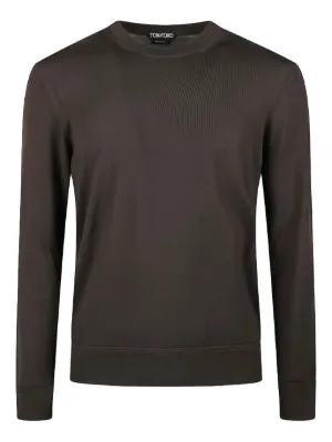 【送料&関税込】Tom Ford Knitwear Crew Neck Knitted Tom Ford Crew neck sweater for Men - US | Al Duca d'Aosta