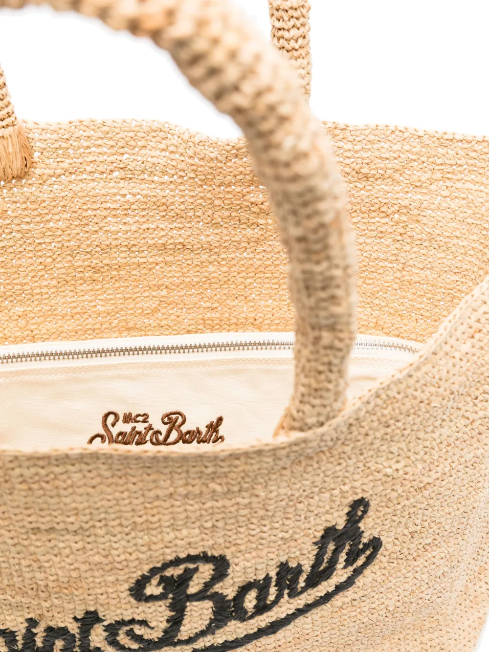 MC2 Saint Barth Raffia shopper Beige